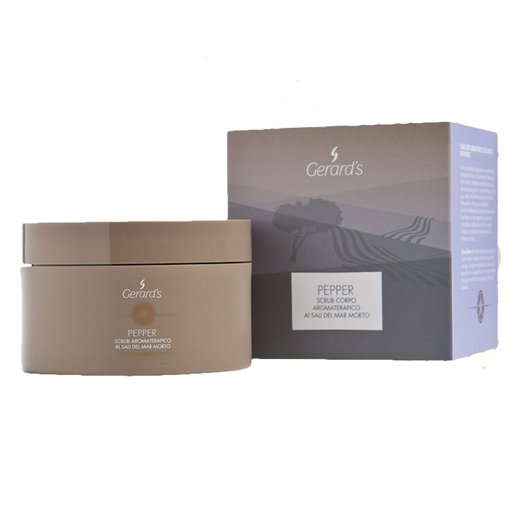 PEPPER - SCRUB CUERPO AROMATERÁPICO CON SALES DEL MAR MUERTO